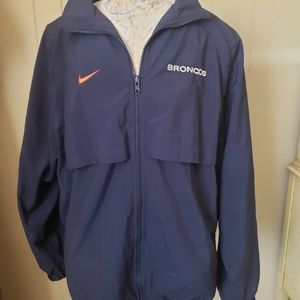 Mens Denver Broncos Nike sideline windbreaker